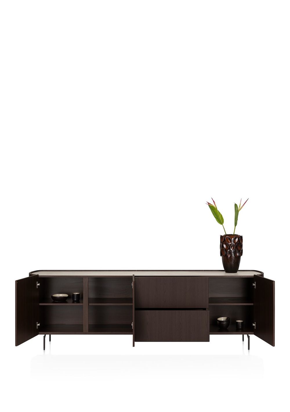 Dressoir MODESTO - Hout / steenlook XOO 56635-CLA