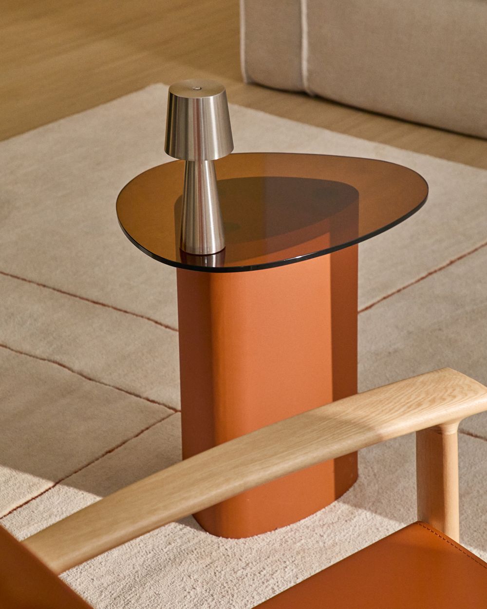Bijzettafel OLIR - Bruin KAV T00229CR10