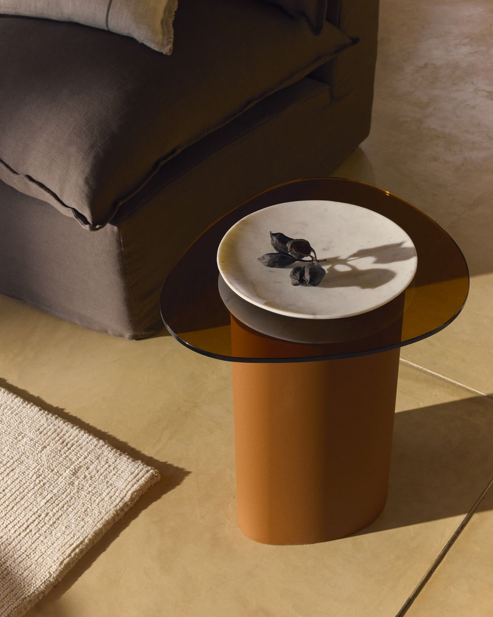 Bijzettafel OLIR - Bruin KAV T00229CR10