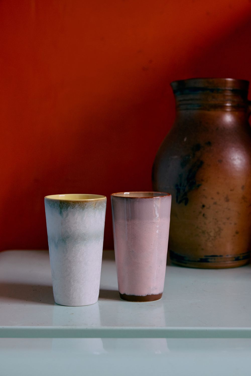 Latte-mok 70S CERAMICS - Wit HKI KST0148