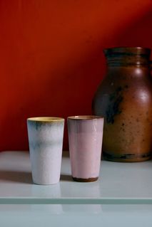 Latte-mok 70S CERAMICS - Wit HKI KST0148