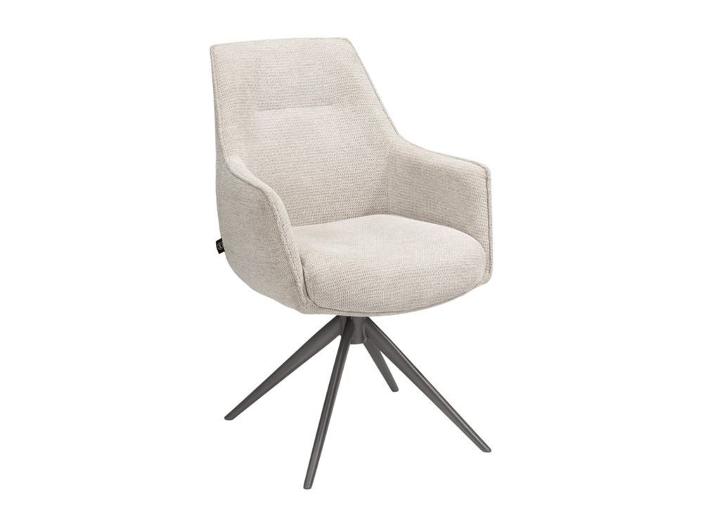 Draaibare armstoel THEO - Saliegroen HEH 55379-BEI