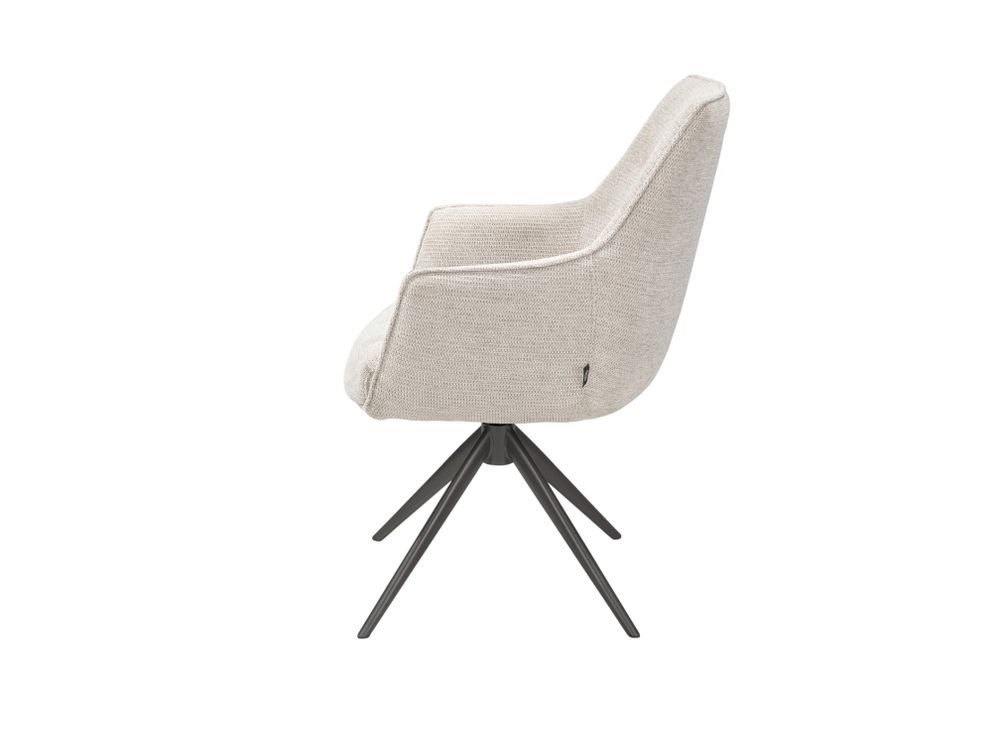 Draaibare armstoel THEO - Saliegroen HEH 55379-BEI