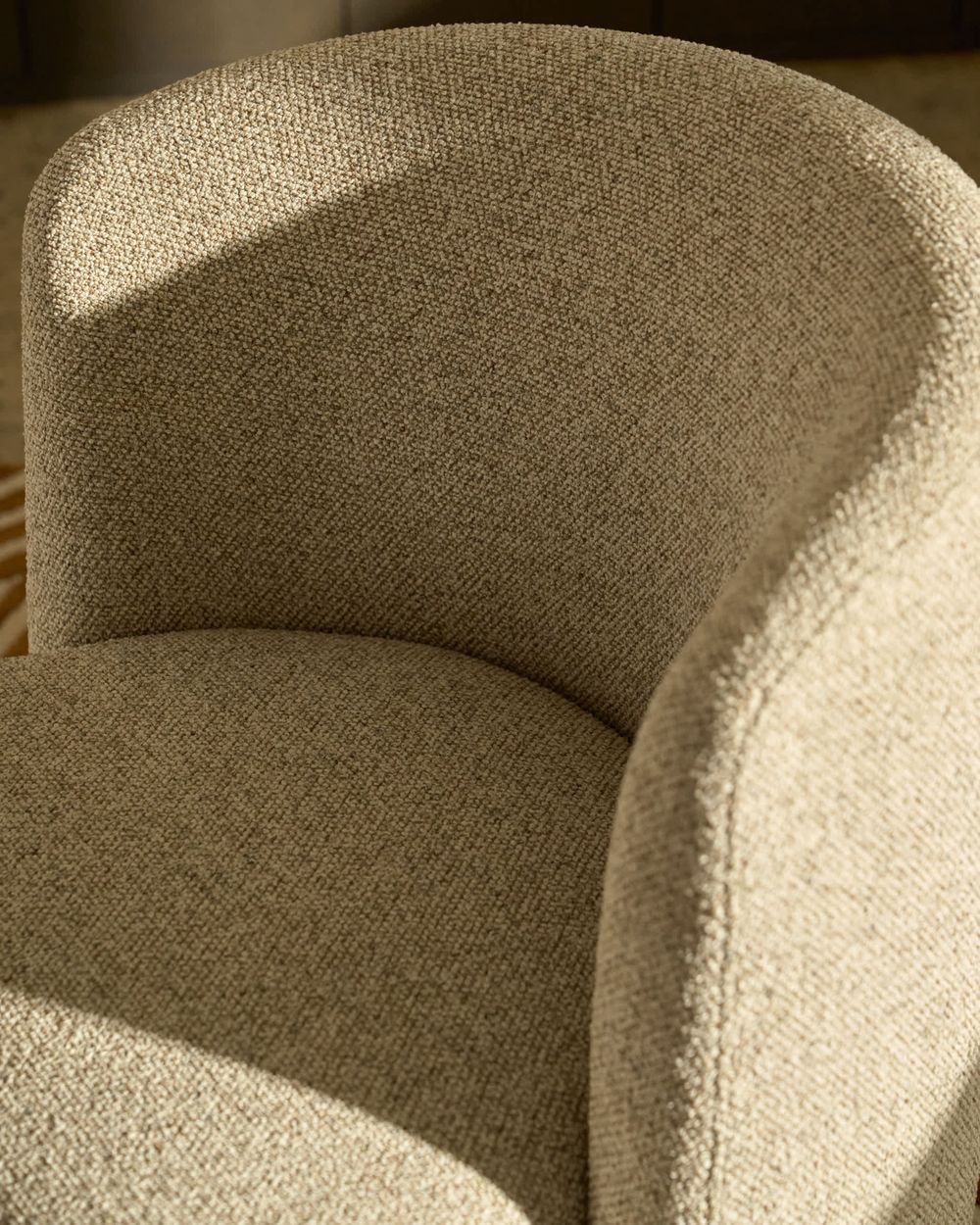 Eetkamerstoel CORVENA - Beige stof KAV C00392FA12