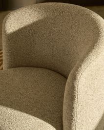 Eetkamerstoel CORVENA - Beige stof KAV C00392FA12