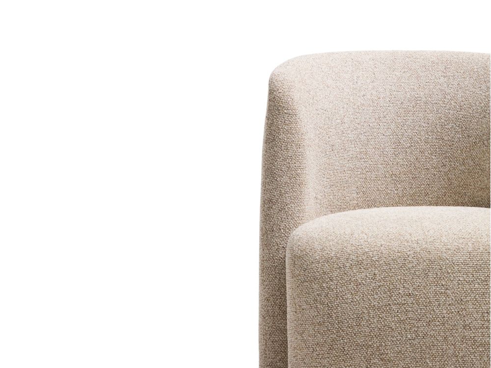 Eetkamerstoel CORVENA - Beige stof KAV C00392FA12