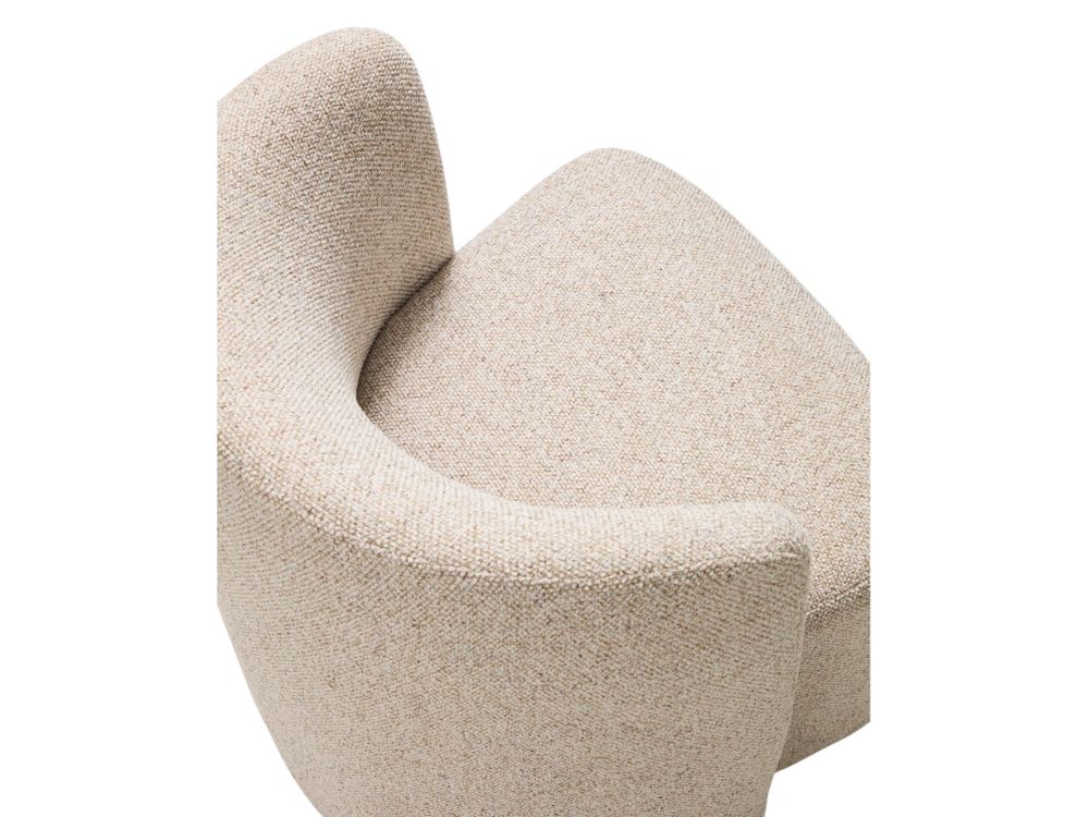 Eetkamerstoel CORVENA - Beige stof KAV C00392FA12
