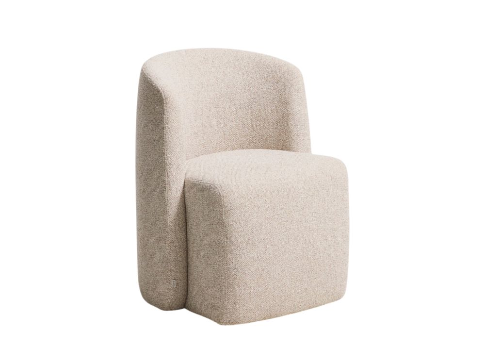 Eetkamerstoel CORVENA - Beige stof KAV C00392FA12