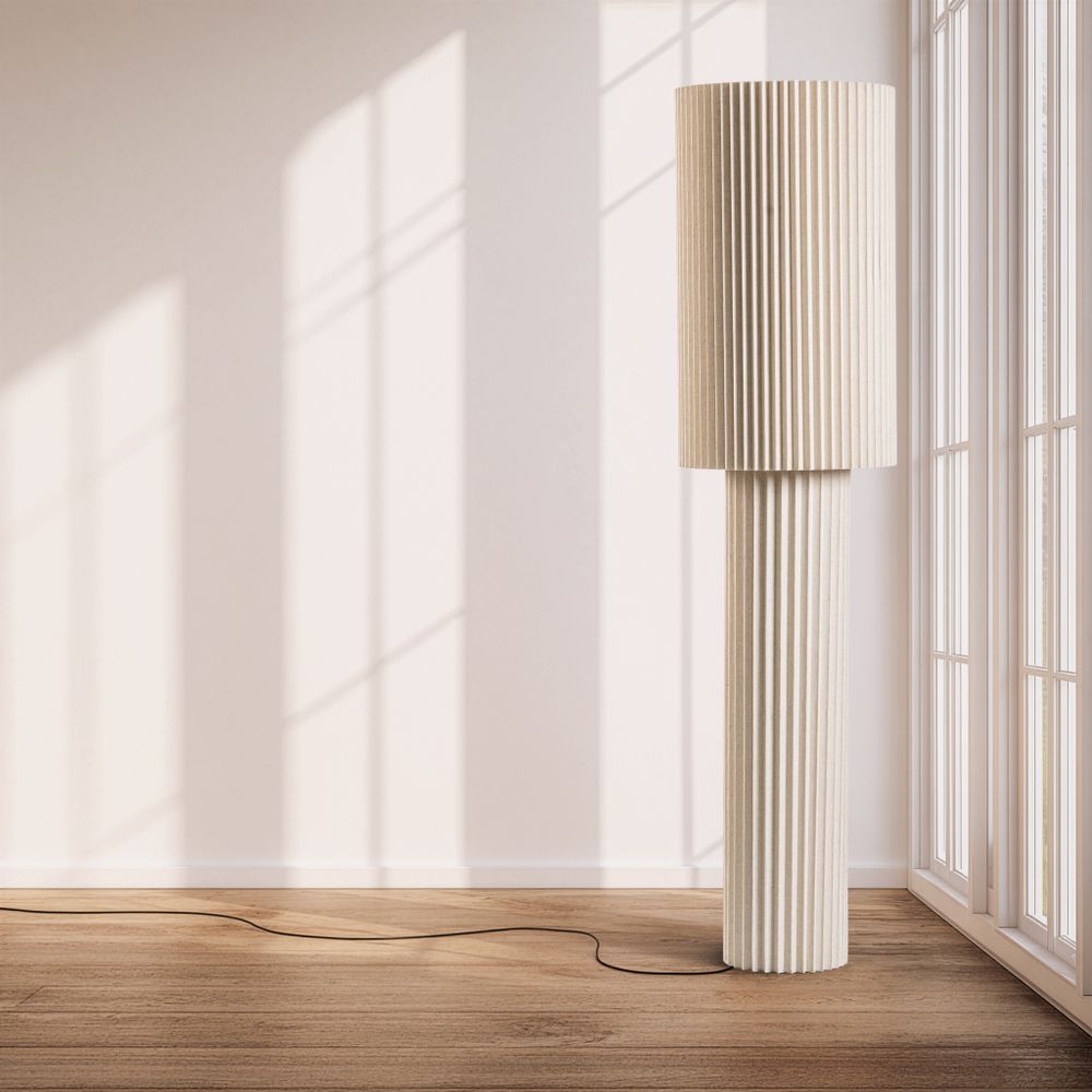 Vloerlamp RENATE - Beige linnen ETH 05-VL8228-59