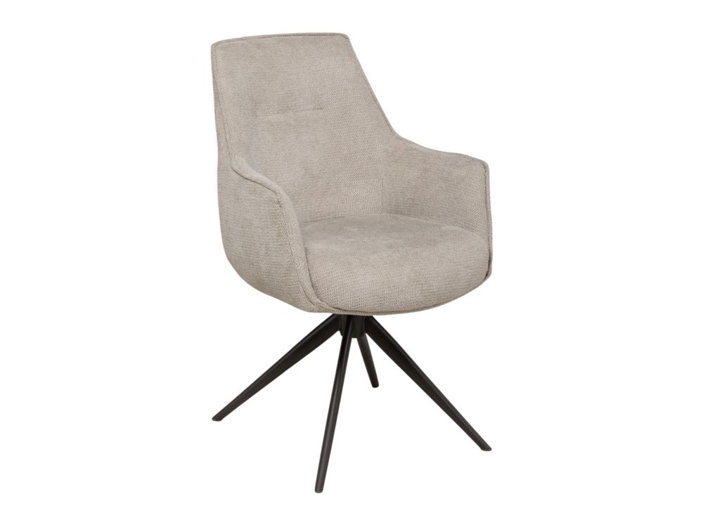Draaibare armstoel met kantelfunctie THEO - Beige HEH 55478-1-VB-GR