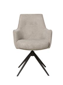Draaibare armstoel met kantelfunctie THEO - Beige HEH 55478-1-VB-GR