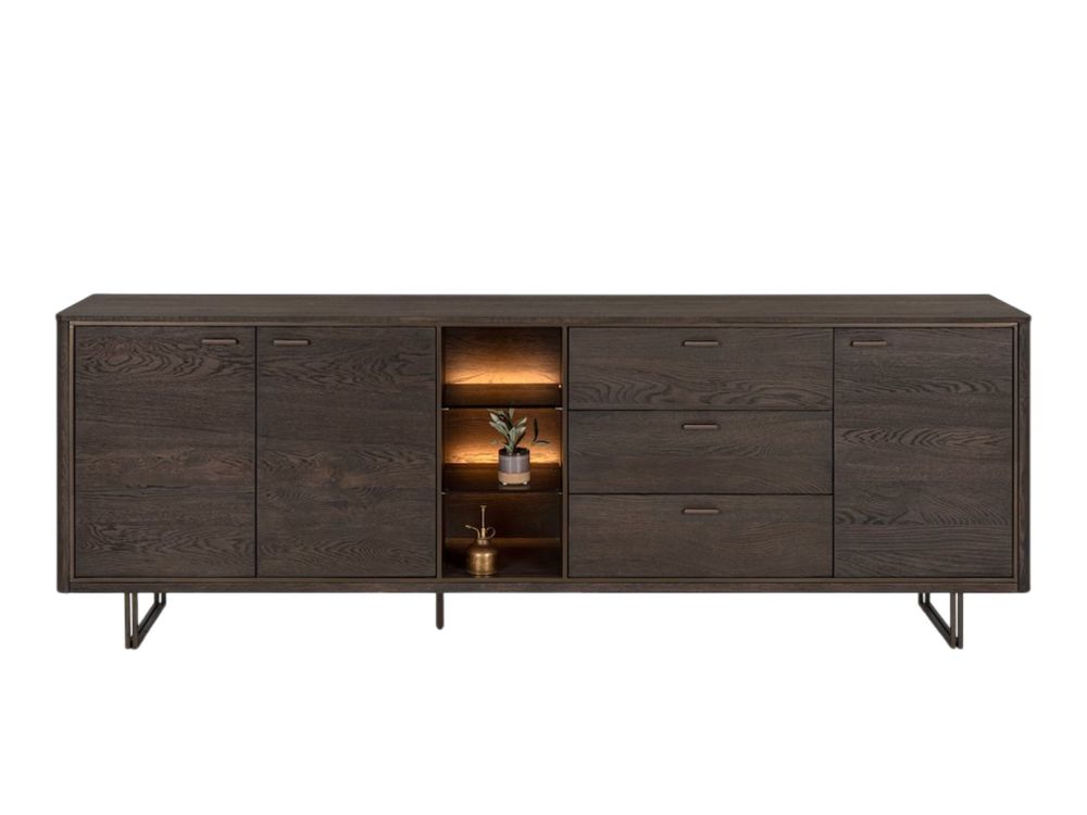 Dressoir MOGAN - Basalt eikenfineer HEH 56725-BAS