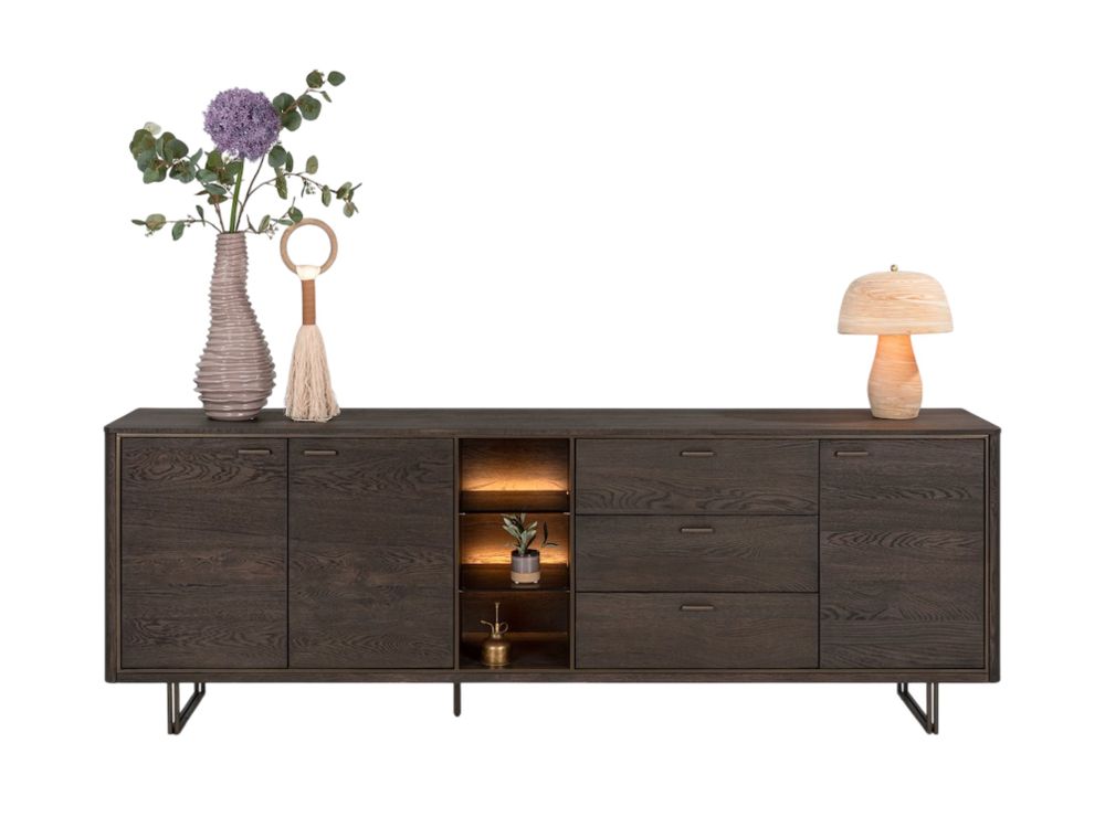 Dressoir MOGAN - Basalt eikenfineer HEH 56725-BAS