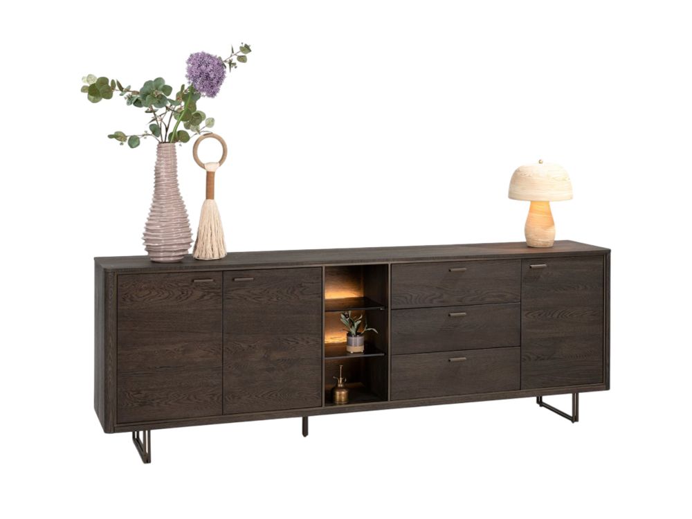 Dressoir MOGAN - Basalt eikenfineer HEH 56725-BAS