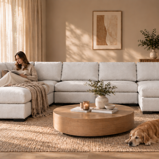 Hoekzetel CESAR - Beige