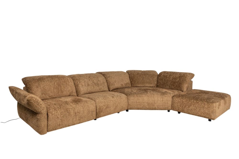 Hoekzetel met elektr. relax ARCAS - Bruin C-DFM-18-HKS1