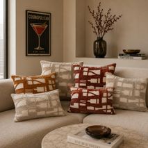 Sierkussen WOVEN EARTH - Beige MNZ MZ2620028