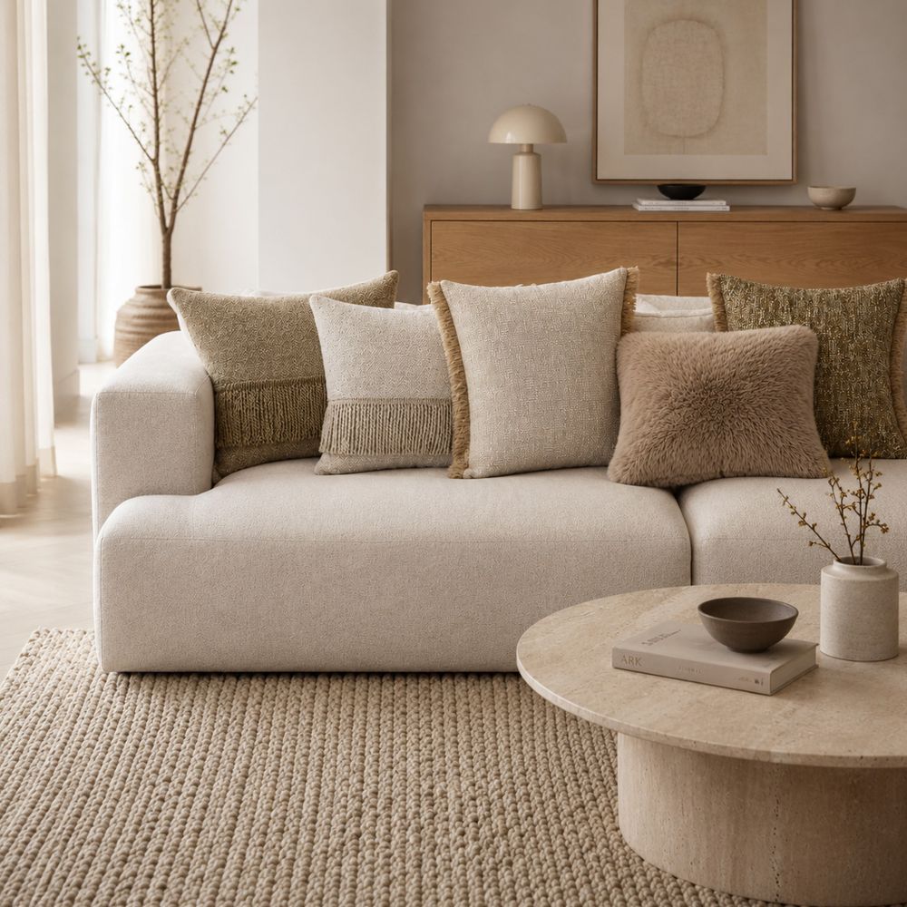 Sierkussen RIVOLI TASSEL - Taupe MNZ MZ2620047