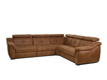 Hoekzetel BALCONY met relax - Sisso cognac HIM BA HKS