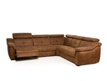 Hoekzetel BALCONY met relax - Sisso cognac HIM BA HKS