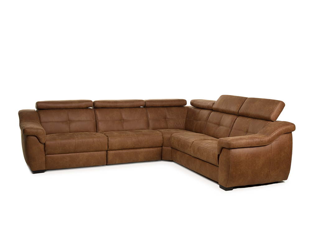 Hoekzetel BALCONY met relax - Sisso cognac HIM BA HKS