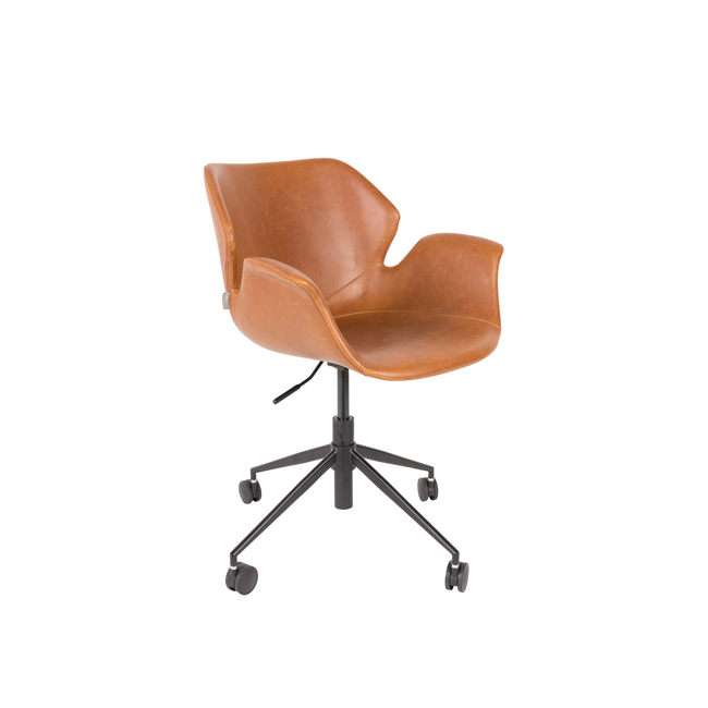 Bureaustoel NIKKI - Bruin