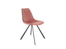 Stoel FRANKY VELVET - Grey ZVR 1100368