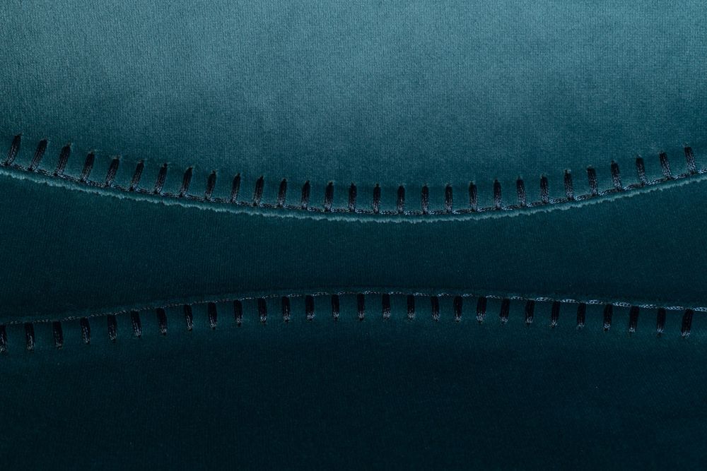 Stoel FRANKY VELVET - Petrol ZVR 1100370