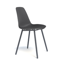 Stoel CLAUDIO - Zwart/Antraciet PFT-186-000001-PP01