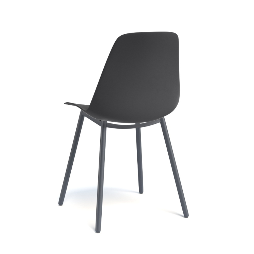 Stoel CLAUDIO - Zwart/Antraciet PFT-186-000001-PP01