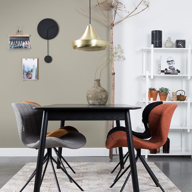 Uitschuiftafel GLIMPS - Zwart