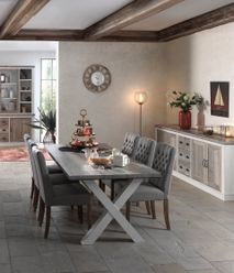 Eetkamertafel DENZEL - Silver Alaska MXF DE T22