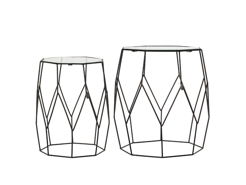 Bijzettafel Set van 2 'Amaro' TBS 455003-17SET