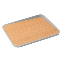 Bamboo snijplank anti-slip BGH 3950088