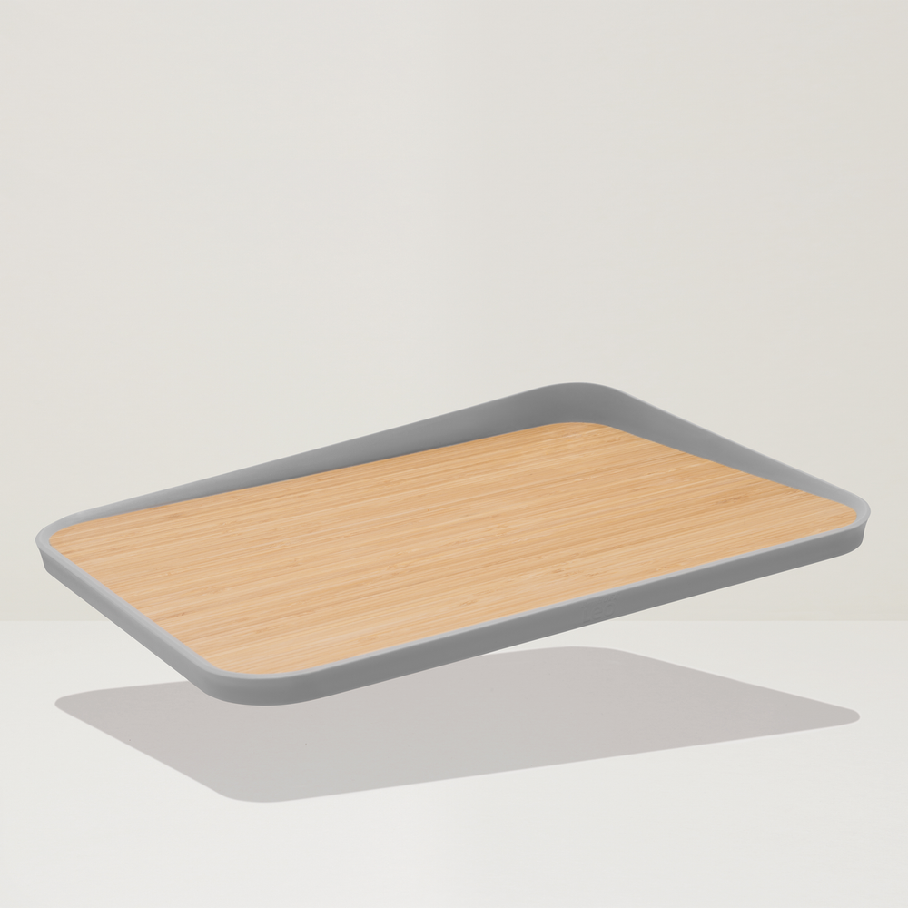 Bamboo snijplank anti-slip BGH 3950088