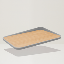 Bamboo snijplank anti-slip BGH 3950088
