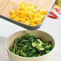 Bamboo snijplank anti-slip BGH 3950088