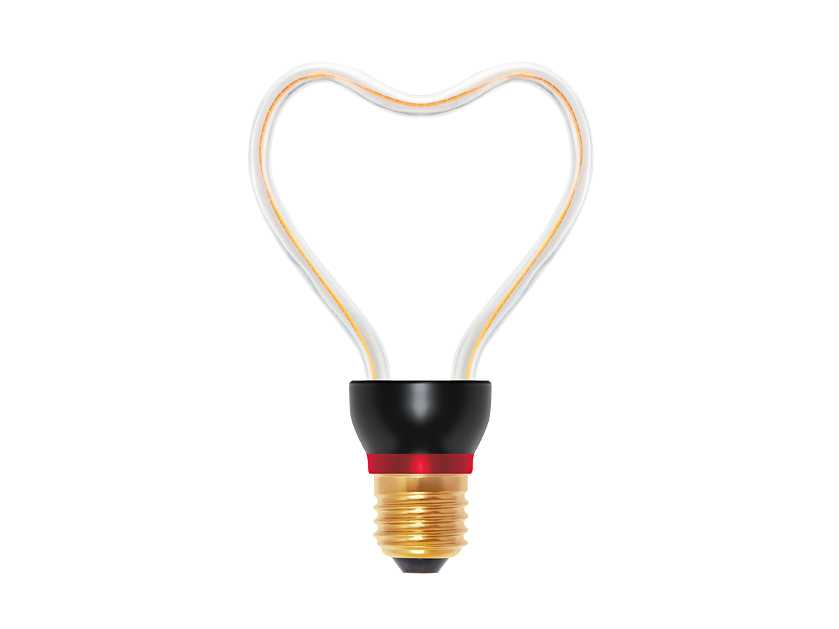 Lichtbron E27/LED 8W Heart Art