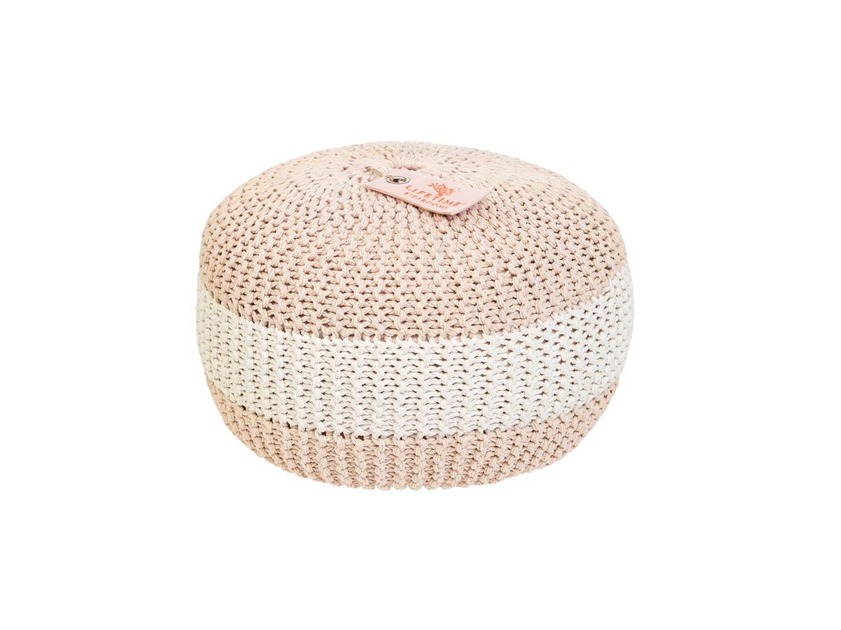 Gehaakte poef SUGAR PIE SCE 7433
