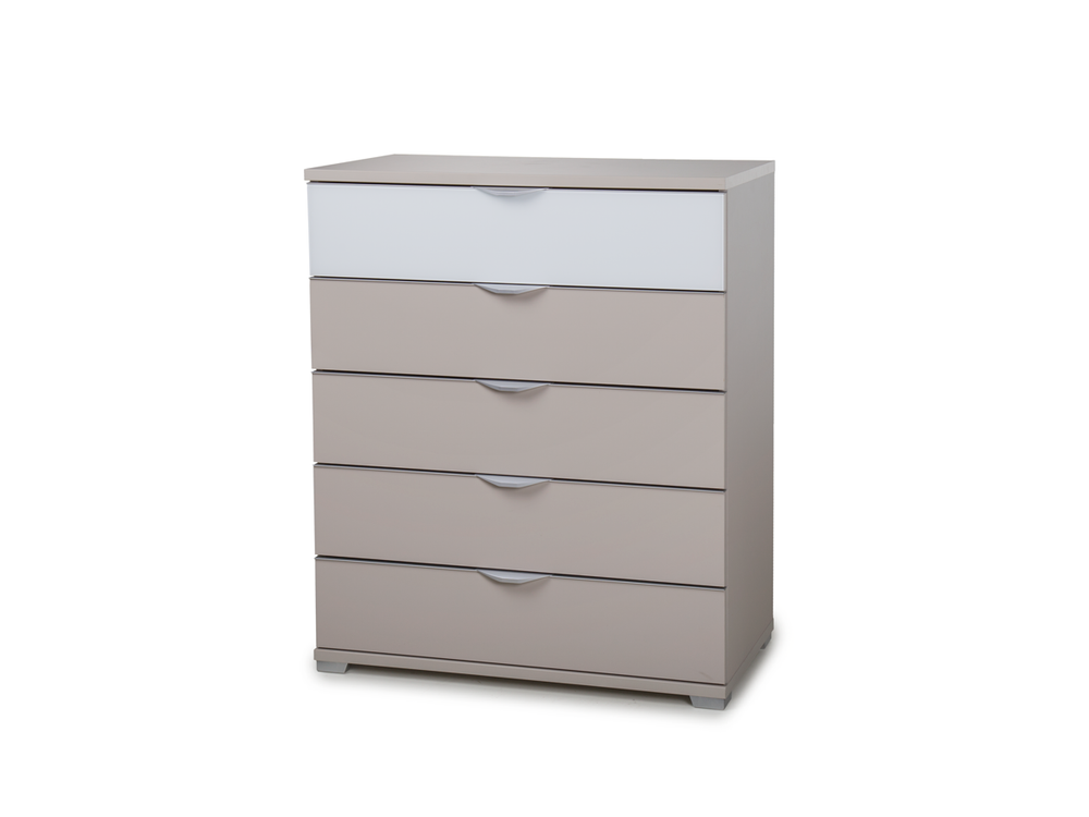 STAUD - Commode RUBIN - Dekor Sand - bruin - B80 x D40 x H100 cm