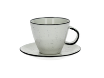 Kop en schotel BASIL porselein PMX 34310-21