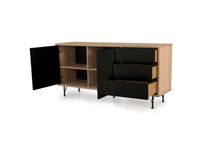 Dressoir 'Flow' - kleur: Eik/Z TRS FLO DR2D3L