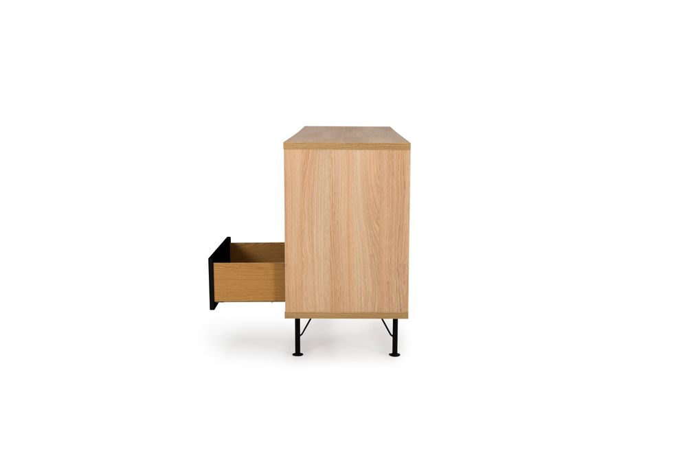 Dressoir 'Flow' - kleur: Eik/Z TRS FLO DR2D3L
