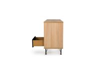 Dressoir 'Flow' - kleur: Eik/Z TRS FLO DR2D3L