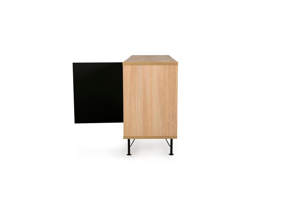 Dressoir 'Flow' - kleur: Eik/Z TRS FLO DR2D3L