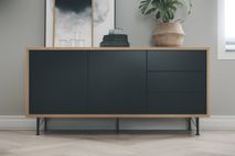 Dressoir 'Flow' - kleur: Eik/Z TRS FLO DR2D3L