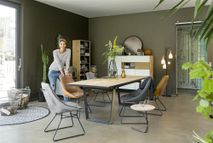 Boekenkast DARWIN - Oak/Beach XOO 39750