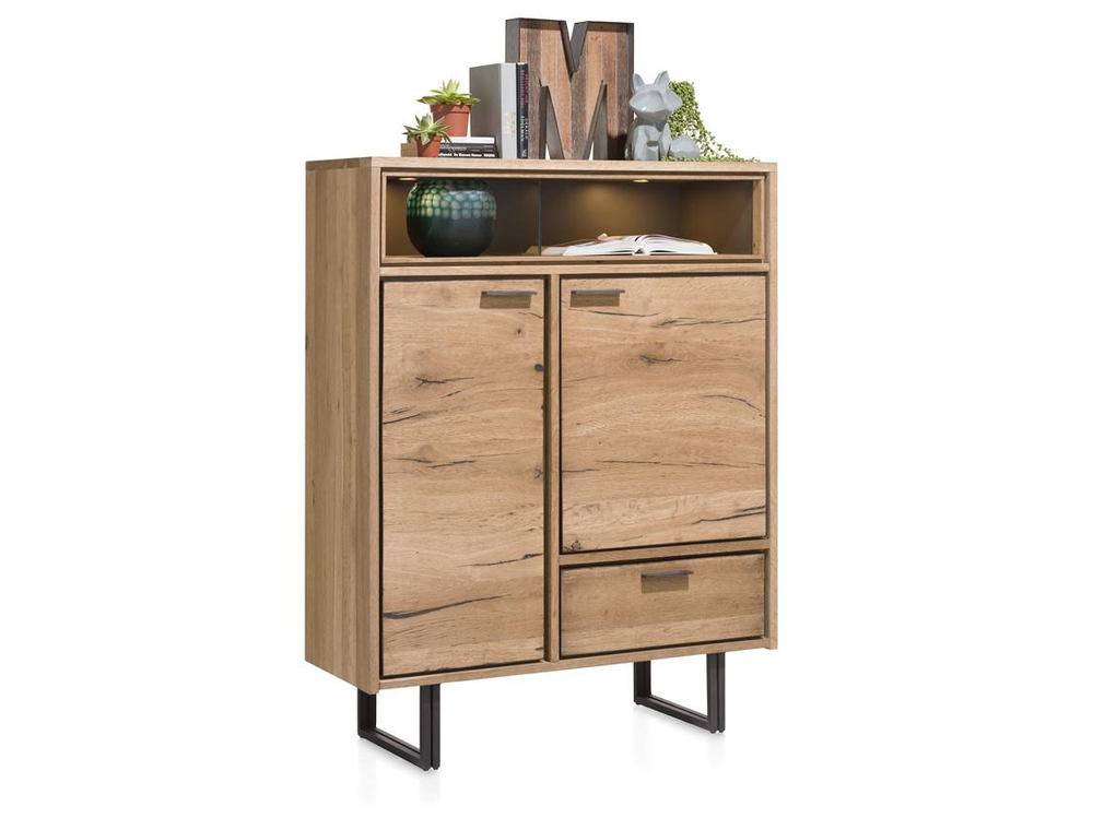 Highboard DENMARK - Oak Railway Brown XOO 36225
