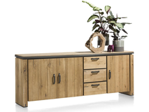 Dressoir FARMLAND - Oak railway brown HEH 39606-RWB