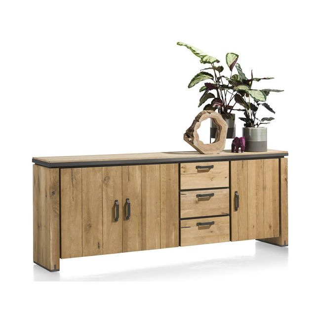 Dressoir FARMLAND - Oak railway brown